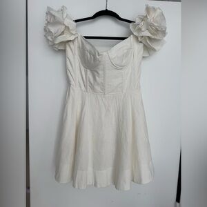 Bardot Cream Kids Formal Dress
